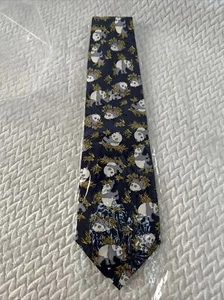 Giorgio Armani Men's 100% Silk Tie Cravatte Panda Bamboo New in Package - Picture 1 of 5