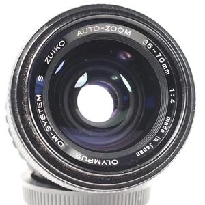 Olympus OM-System S Zuiko 1:4 35-70mm Zoom SLR Camera Lens w/ Filter & Caps - Picture 1 of 10