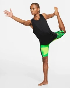Nike Men's Dri-Fit Yoga Training Short Tights DM5893-321 - Picture 1 of 11