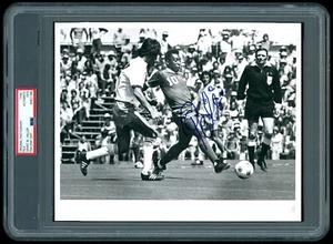 Pelé Collection SIGNED 1975 8x10 Grant M Haller PSA/DNA Type 1 Photo HOF Pele - Picture 1 of 2