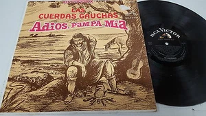 LAS CUERDAS GAUCHAS - Adios Pampa Mia LATIN TANGO RARE 1966 Mexico (LP) - Picture 1 of 4