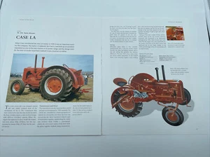 1939 Case LA Tractor Frameable Article Pics Specifications Display - Picture 1 of 3