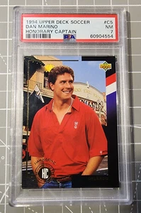 Dan Marino 1994 Upper Deck Honorary Captain #C5 PSA 7 NM US Men's Soccer Team - Picture 1 of 3