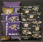Baltimore Ravens 8 Cornhole Bean Bags Baggo Toss Top Quality Handmade New