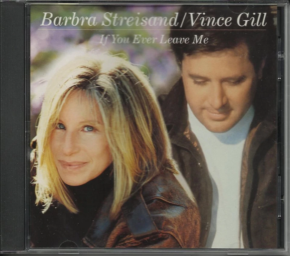 BARBRA STREISAND Vince Gill If you Ever Leave me PROMO DJ CD Single USA Foto 1 de 1