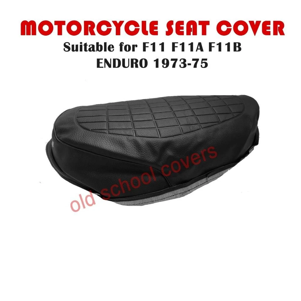 CAPA DE ASSENTO DE MOTOCICLETA compatível com KAWASAKI F11 F11A F11B 250 ENDURO 1973-1975 - Imagem 1 de 1