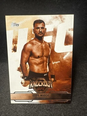 2025 Topps UFC Knockout Sepia Stipe Miocic #3 - Image 1 of 4