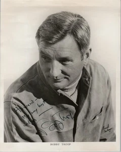 Bobby Troup Dragnet Route 66 Autographed Press Photo 8 x 10 No COA - Picture 1 of 2