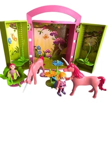Playmobil FEENGARTEN Einhorn Spielbox mit Figuren und Zubehör wie abgebildet 217 - Bild 1 von 5