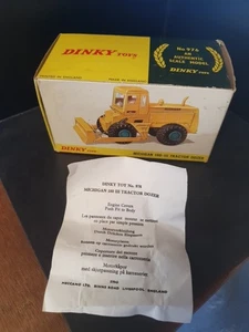 Dinky 976 Michigan 180-111 Tractor Dozer Original Box - Picture 1 of 10