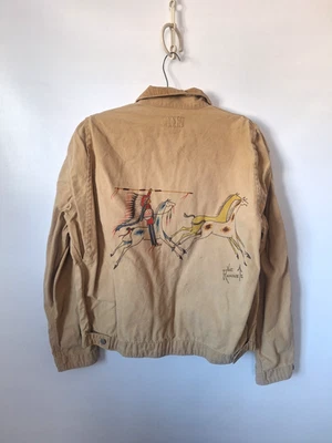 Chaqueta Ralph Lauren Doble D Vintage Años 90 - Vic Runnels Art, Para Hombre Mediana/M Foto 1 de 4