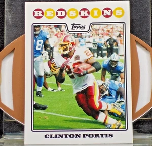 2008 Topps Football Karte # 61 *** Clinton Portis *** Washington Redskins - Bild 1 von 2