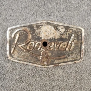 1929 MARMON ROOSEVELT 8 FRONT BUMPER Medallion/Emblem Ruff Shape  - Picture 1 of 7