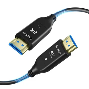 8K Fiber Optic HDMI Cable 15FT, HDMI 2.1 Cable 48Gbps Ultra High Speed [8K@60... - Picture 1 of 9