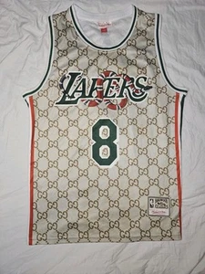 Kobe Bryant Mitchell & Ness Custom Gucci Hardwood Classics Jersey Size L 8 24 - Picture 1 of 8