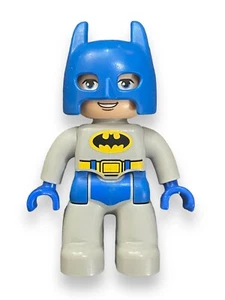 Lego Duplo Batman Figure Gray Costume DC Comics - Picture 1 of 3