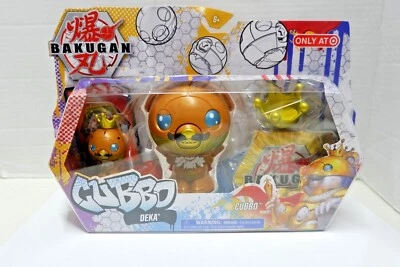 Figura transformadora coleccionable Bakugan 2021 Gold King Cubbo Deka Pack Jumbo Foto 1 de 3