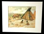 Charles M Russell "Joy of Life" 11 x 14 Matted Western Print