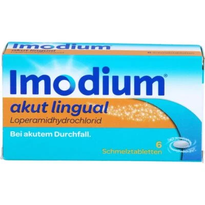 JOHNSON & JOHNSON GMBH (OTC) IMODIUM akut lingual Schmelztabletten 6 St PZN01689848