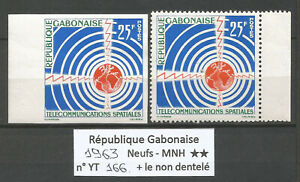 Gabon 1963 - Stamp n° 166 - Perforated & Inperforated - MNH **