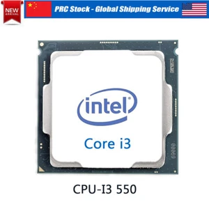 Intel Core i3-550 CPU Socket LGA 1156 CPU Processor Dual Core 3.2GHz 5.0GT/s - Picture 1 of 9