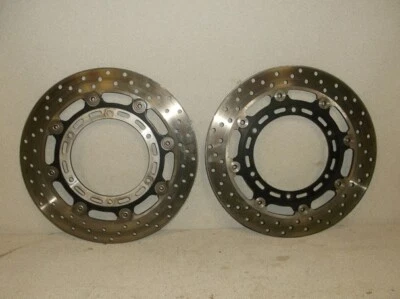 Par de rotores de freno delanteros para Yamaha R1 YZF1000R 2002 Foto 1 de 4