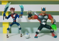 Lot of 2x Aerrow & Junko Storm Hawks Figures Spinmaster 2007 Cartoon Network!