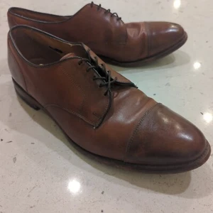 Allen Edmonds "Redding"  Men's Leather Oxford Dress Sneakers 11 D Chili - Picture 1 of 10