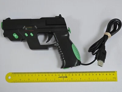MICROSOFT XBOX ORIGINAL LIGHT GUN BLASTER PISTOL GAME CONTROLLER CONTROL Black - Image 1 of 4