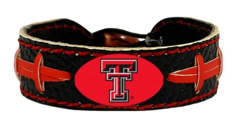 Texas Tech Red Raiders Team Color Football Bracelet [NEW] Jewelry Wrist Necklace Cover