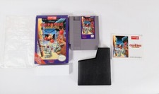 Chip 'n Dale Rescue Rangers Nintendo NES Complete W/ Manual Box Styrofoam Tested