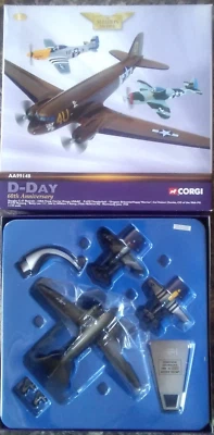 Corgi AA99148 Douglas C-47 / P-47D / P-51D 60th Anniversary D-Day Aircraft  - Image 1 of 4