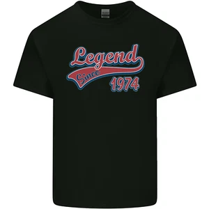 Legend Since 51st Birthday 1974 Mens Cotton T-Shirt Tee Top - Picture 1 of 86