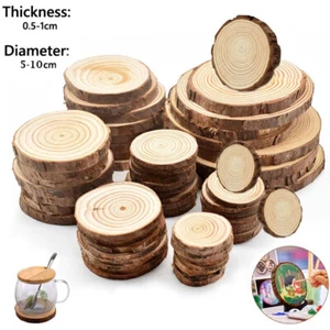 120/60/10 Holzscheiben Baumscheiben Astscheiben 5-10cm rund Hochzeit Bastel Deko - Bild 1 von 25