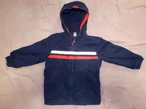 Baby Gap Jungen Jacke/Mantel leicht Gr. 4 Jahre blau Hoodie - Bild 1 von 7