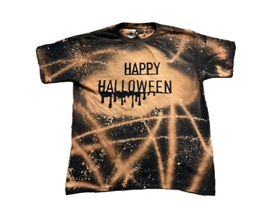 Happy Halloween Graphic T-shirt Boys/Youth PICK YOUR SIZE  Spooky Hand Crafted - Image 1 of 2