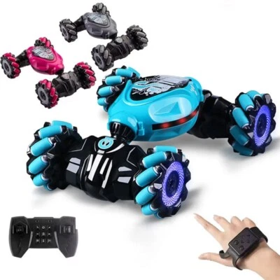 4WD Hand Gesture 360° Sensing RC Stunt Car Off-Roader Remote Control Twist Car - Image 1 of 4