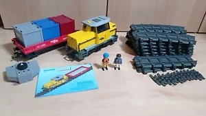 Playmobil 5258 Güterzug Eisenbahn RC Licht und Sound action - Bild 1 von 8