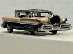 Oxford Diecast, HO #87MT57001 1957 Mercury Montclair, Tuxedo Black/Pastel Peach - Picture 1 of 16