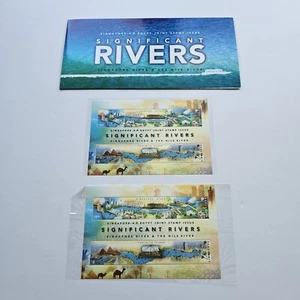 Singapore Stamps Presentation Pack + Miniature Sheet Significant Rivers Oct 2011 - Picture 1 of 10