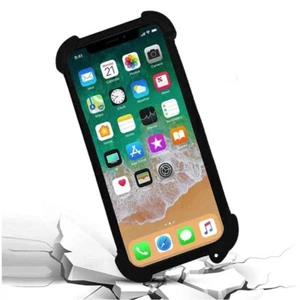 UMIDIGI G5 Mecha Case Schutzhülle Dehnbar Silikonrahmen + Kartentasche + Ringhalter - Bild 1 von 20