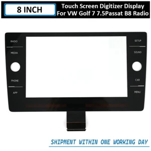 Digitalizzatore touch screen vetro 8" 5G6919605B per autoradio VW Golf 7 Polo Passat B8 - Foto 1 di 7
