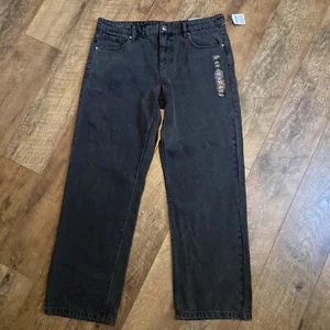 EMPYRE | ‘Zia’ Vintage Straight Baggy Skate Jeans Gray Black Sagging New 10 - Picture 1 of 20