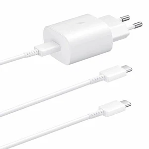 Câble USB C vers USB C + Chargeur Secteur Rapide pour Samsung Huawei Redmi - Afbeelding 1 van 9