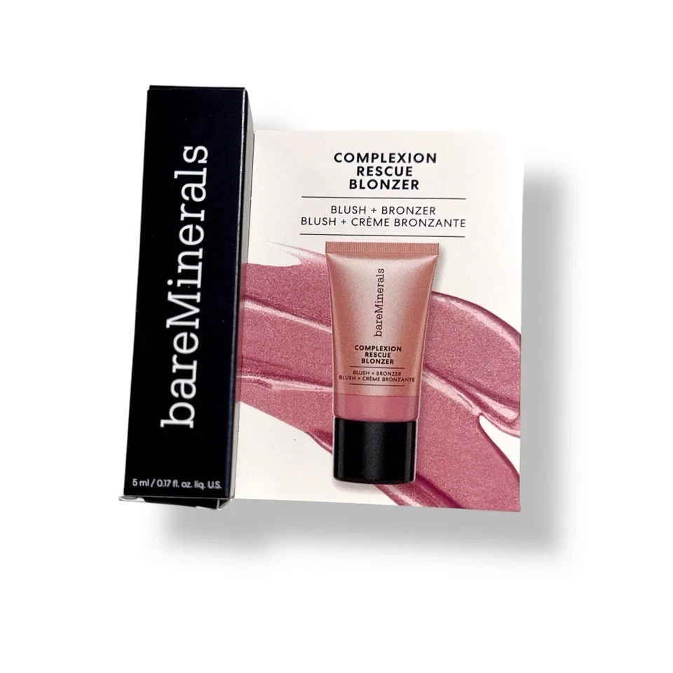 NEW BareMinerals Complexion Rescue Blonzer KISS OF MAUVE Travel Mini 5ml/0.17oz - Image 1 of 1