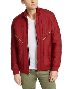 INC Men's Burton Quilted Jacket in Chinese Apple Red-Size 3XL - Picture 1 of 6