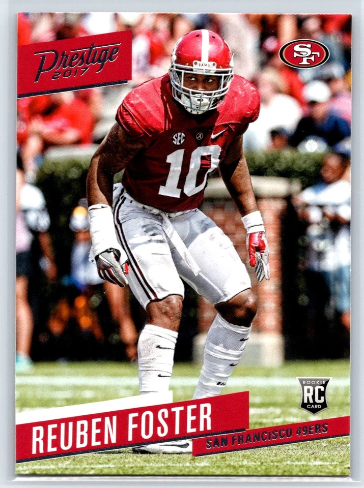 2017 Panini Prestige Reuben Foster Rookie San Francisco 49ers RC #230 - Image 1 of 2