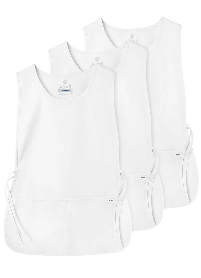 Adar Unisex Cobbler Apron with 2 Pocket / Adjustable Waist Ties (3 Pack) - Image 1 of 4