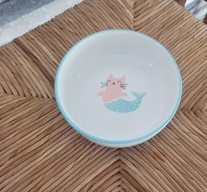 Plato pequeño de gres MERCAT Signature artículos para el hogar gato pez sirena - Imagen 1 de 4