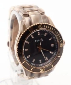 Reloj de pulsera Fossil ES3090 Stella esfera marrón resina para dama - Imagen 1 de 6